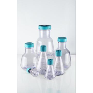 NEST 3L PC Wide-mouth High Efficient Erlenmeyer Flask, with Baffles, Seal Cap, Sterile, 1/pk, 4/Box