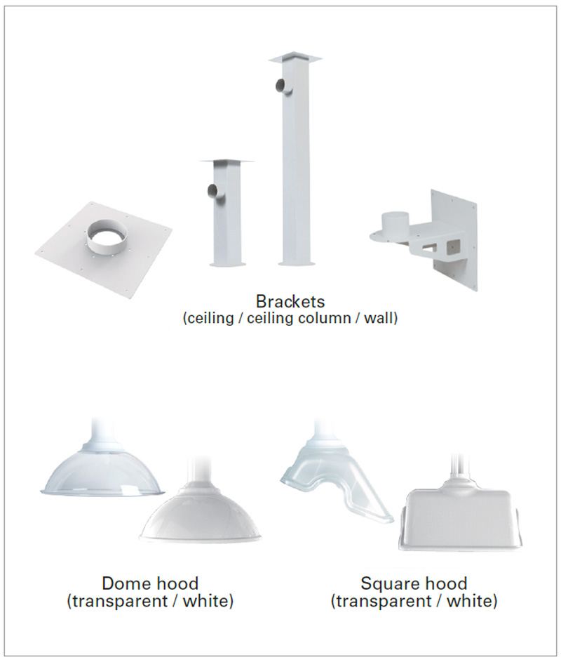 JEIOTECH Bracket (Ceiling Column, 100x100x250(WxDxH, mm)) for AH-75