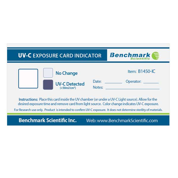BENCHMARK Indicator Card, UVC, PK of 25
