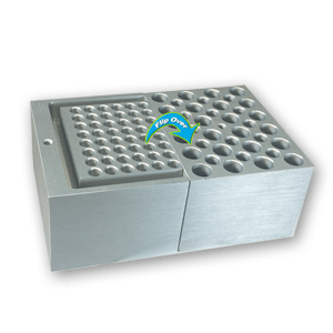 BENCHMARK Quick-Flip Block, 24 x 1.5 ml Tubes, or 32 x 0.2 ml and 14 x 0.5 ml Tubes