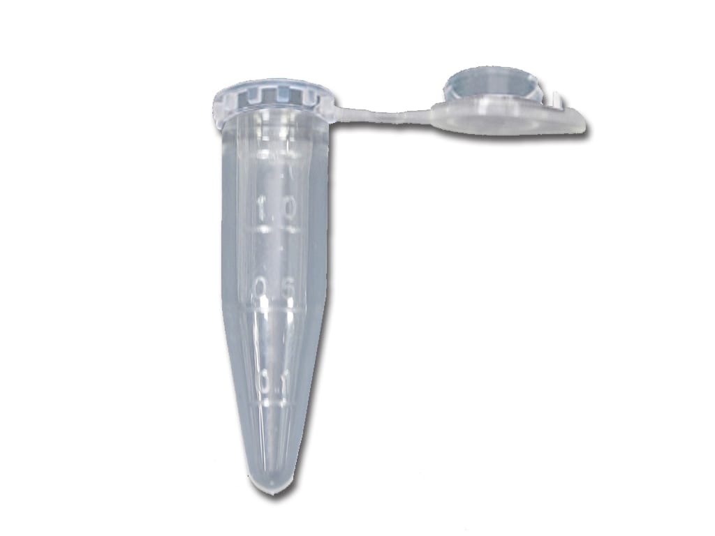 Rose Microtube w/ cap, 0.5ml, Locktop style cap, 1000/pk