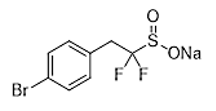 Sodium 2-(4-bromophenyl)-1,1-difluoroethanesulfinate, 97%, CAS No. : [329772687]