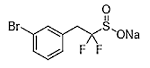Sodium 2-(3-bromophenyl)-1,1-difluoroethanesulfinate, 97%, CAS No. : [329772686]