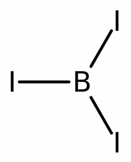 Boron triiodide, CAS # 13517-10-7, BI3, MW 391.52, 98%