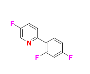 2-(2,4-difluorophenyl)-5-fluoropyridine, CAS # 1426047-01-9, C11H6F3N, MW 209.17, 98%