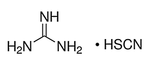 Guanidine thiocyanate, 99%, CAS No. : [593-84-0]