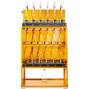 Digestion and distillation apparatus KI 13/26, 6-place, 750ml flasks, 115VAC 60Hz