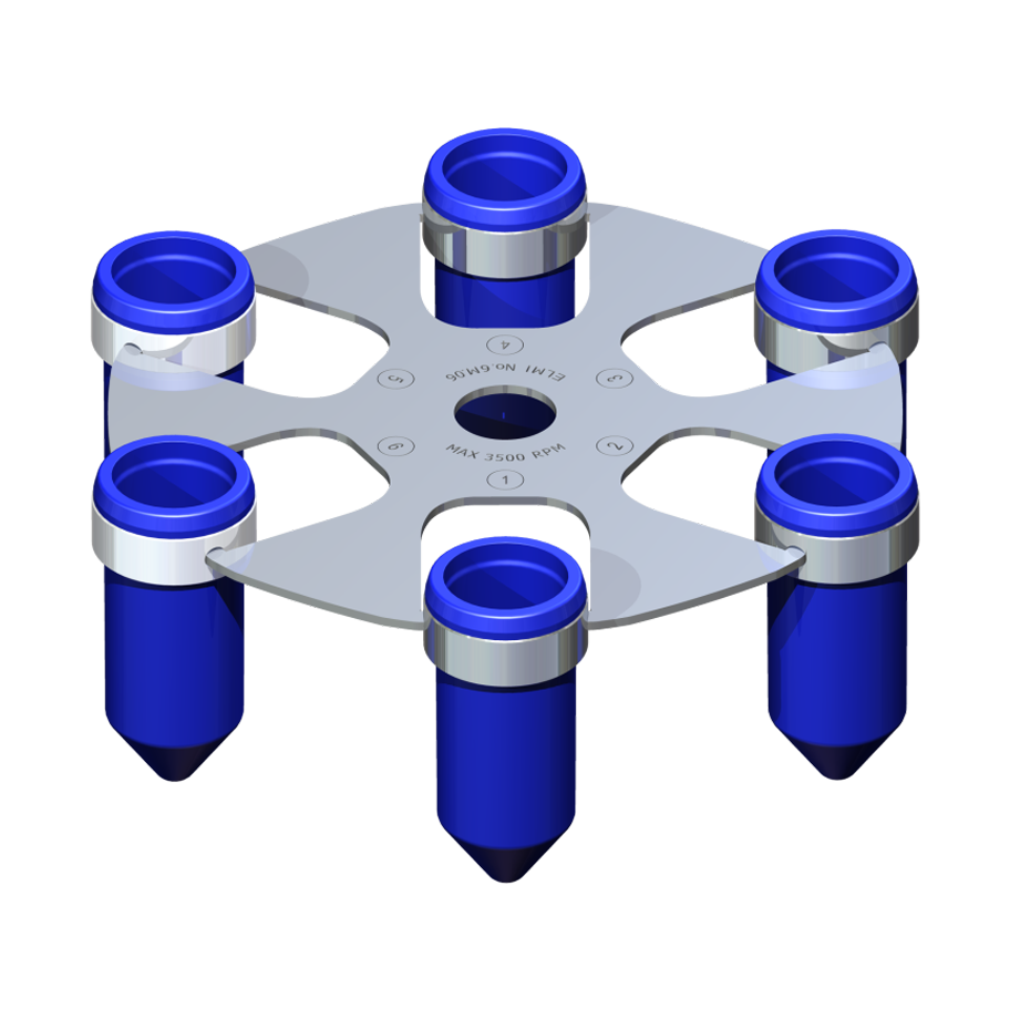 ELMI Rotor 6M.06 6 x 50 mL Conical Test Tubes for cm-7S / cm-6M