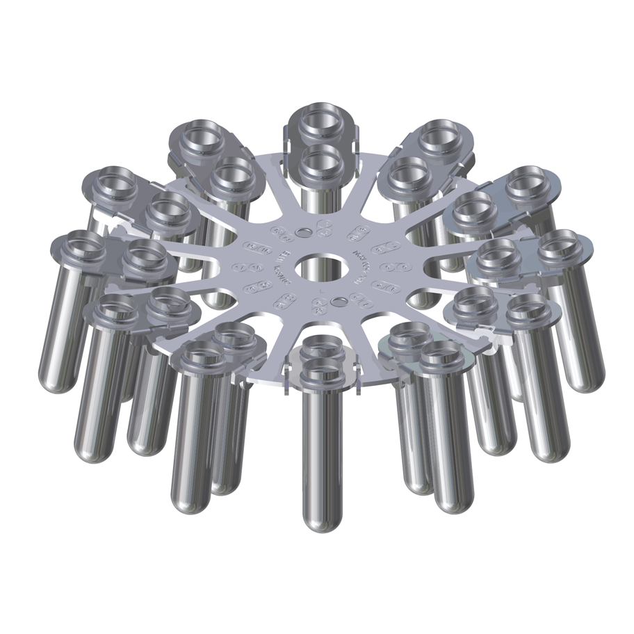 ELMI cm-6MT-3S: Rotor 6M.05 - 12 x 15 mL Test Tubes for cm-7S Centrifuge