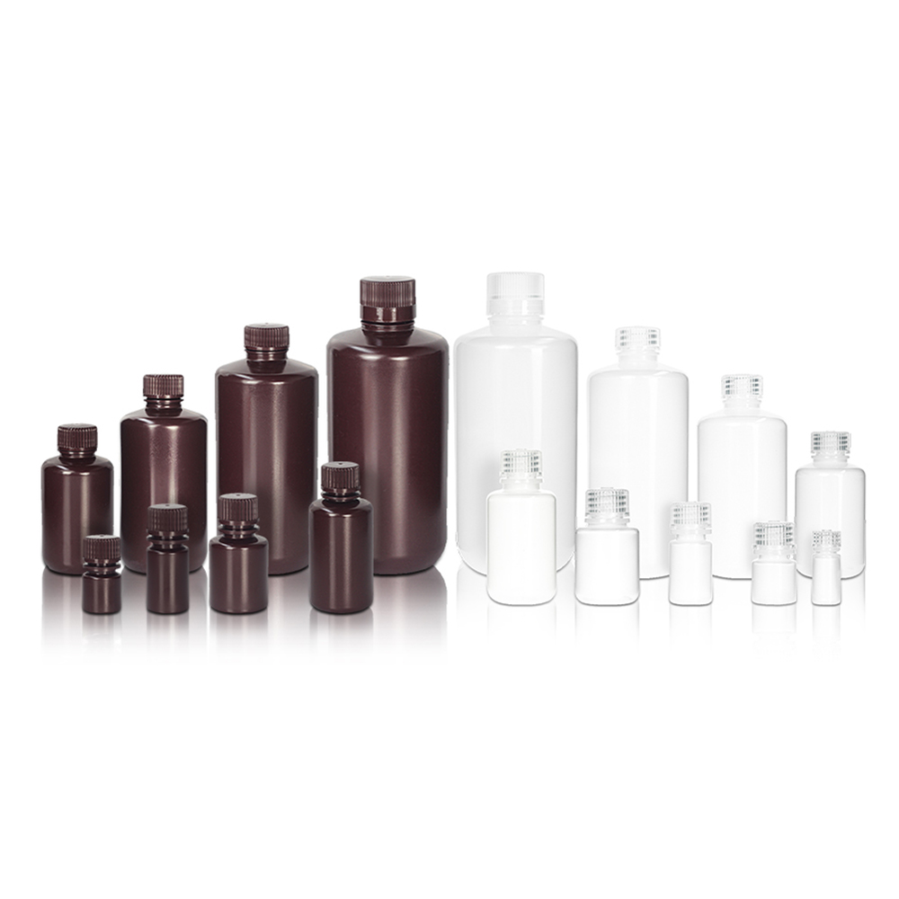 4mL HDPE Reagent Bottle and Cap. Narrow Mouth. Natural . Non-Sterile 200 pieces/bag. 10bags/carton