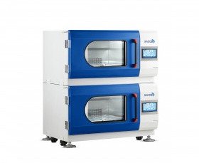 Radobio Dual Stacked CO2 Incubator Shaker with UV Sterilization and Humidity Control, 160L