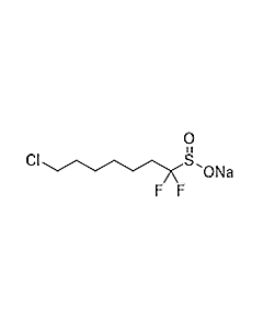 Sodium 7-chloro-1,1-difluoroheptane-1-sulfinate, 97%, CAS No. : [329772692]