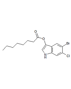 5-Bromo-6-Chloro-3-indolyl-caprylate, 98%, CAS No. : [209347-94-4]