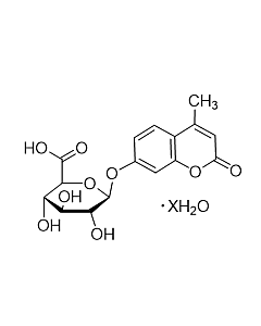 4-Methylumbelliferyl-β-D-glucuronide hydrate, CAS 6160-80-1, C16H16O9·3H2O (MUG), 97%, 