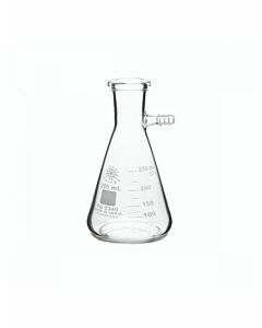UNITED SCIENTIFIC 250 ml Borosilicate Filtering Flask with Heavy Duty Rim and Tabulation. Each