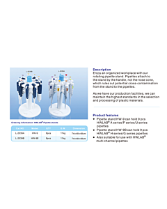 HWLAB Pipette Stand for 9 Pipettes