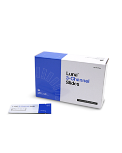 LOGOS LUNA™ 3-Channel Slides, Sterile - Gamma-Irradiated, 500 Slides(3-Channel Slides10 µLFX7-Only)
