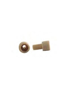 Rose 10-32unf PEEK Fitting for 1/16'' OD Tubing Natural Color.