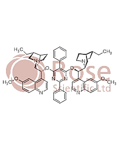(DHQ)2Pyr (Hydroquinine 2,5-​diphenyl-​4,6-​pyrimidinediyl diether), 97%, CAS No. : [149820-65-5] 