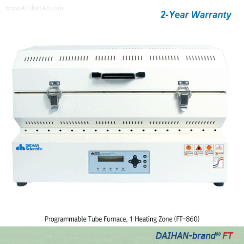 Daihan Furnace/Tube Programmable, 3-zone Ø80*L600, FT-3860, 230V