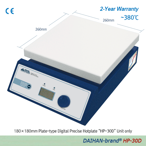 Daihan Hotplate Digital Feedback Control, 260X260 HP-30D-Unit Only, 120V