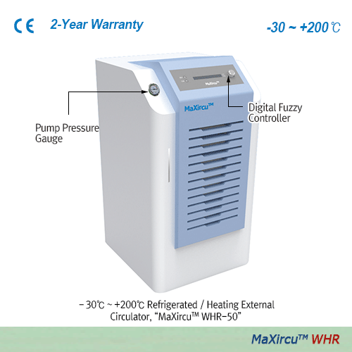 Daihan MaXircu WHR, -30°C+200°C Heat/Cool External Circulator, 10Lit, 3Phase 60Hz