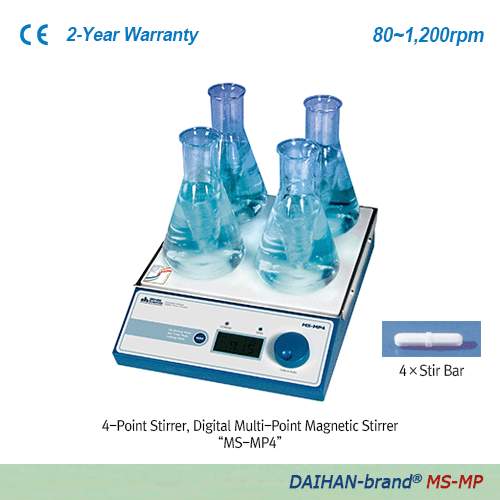 Daihan Stirrer Magnetic, Multi-point, 8-points MS-MP8, 120V