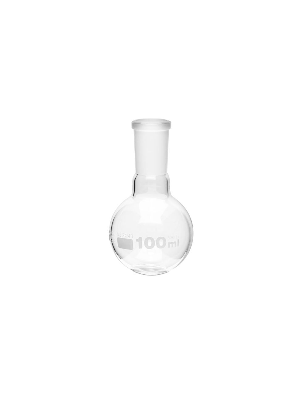 UNITED SCIENTIFIC 100 mL Borosilicate RB Flask with 24/40 Joint