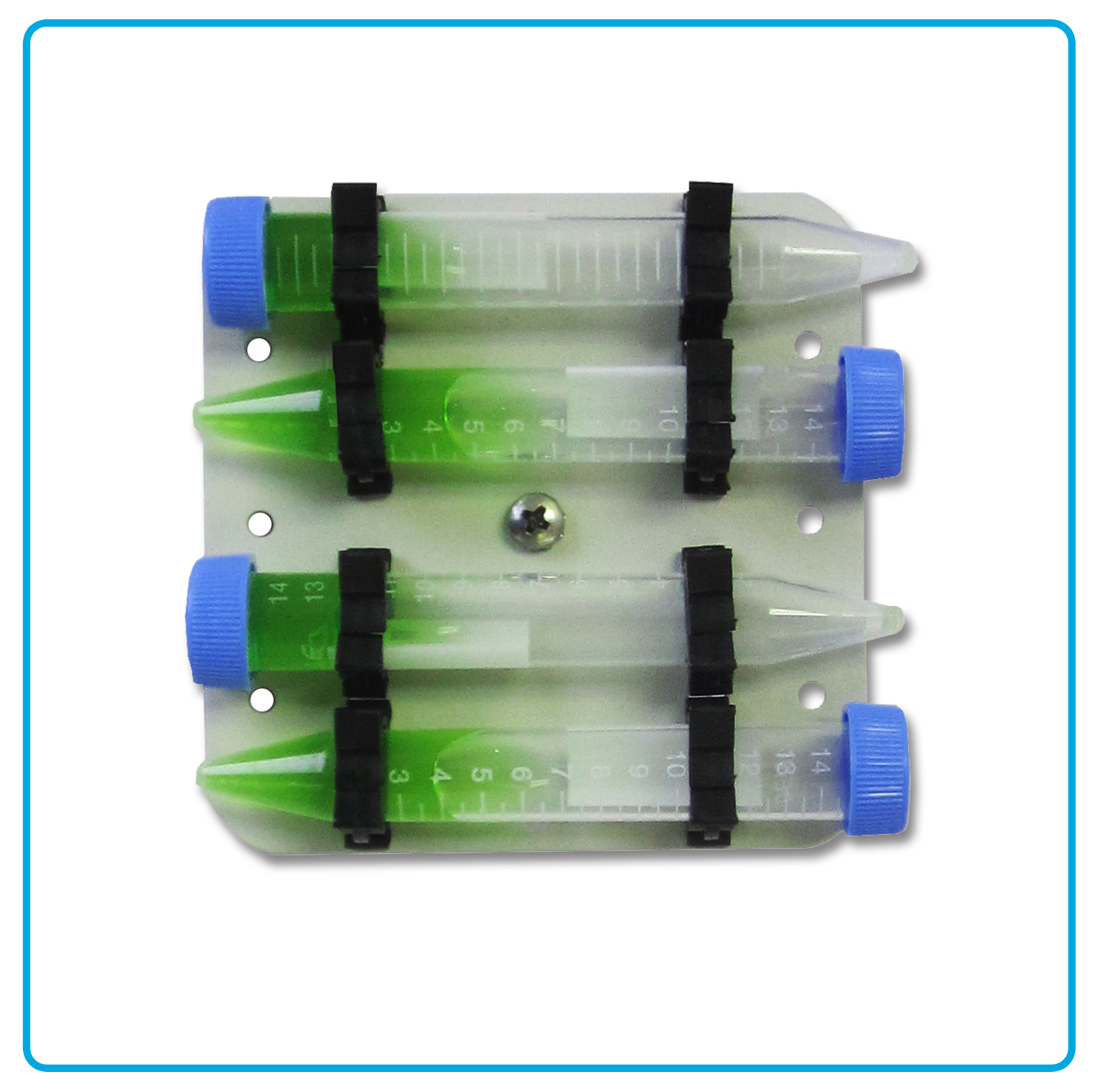 BENCHMARK Magic Clamp™ Tube Rack, 4 x 15mL Tubes, Horizontal