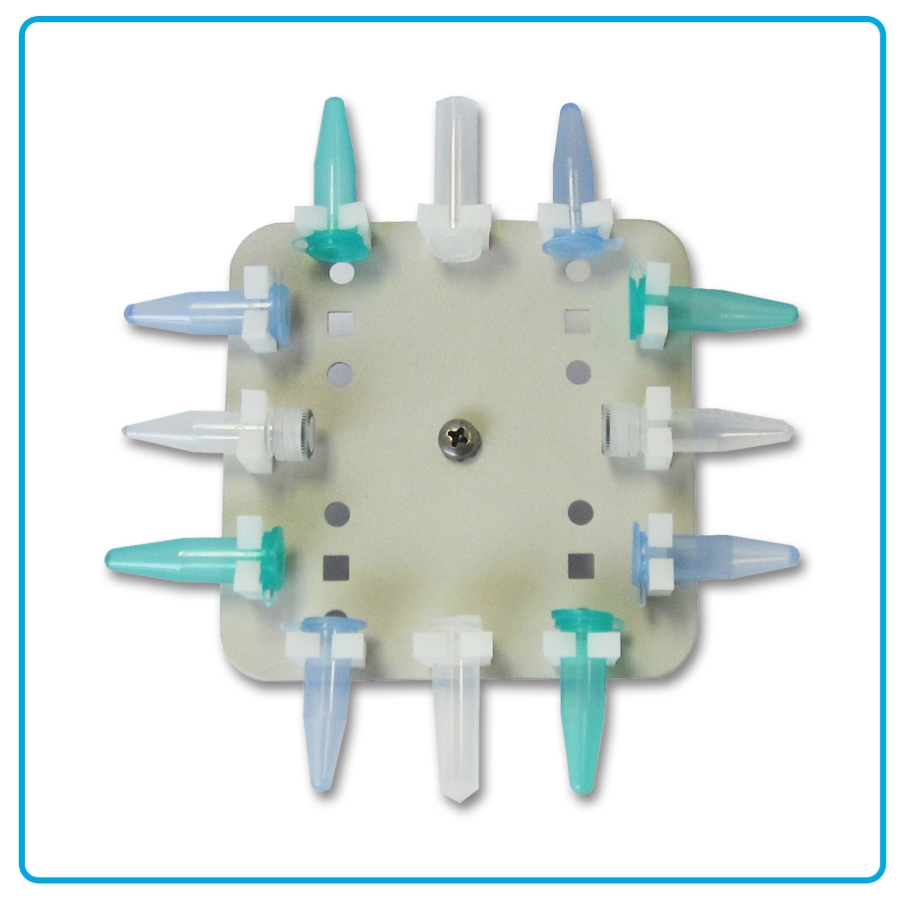 BENCHMARK Magic Clamp™ Tube Rack, 12 x 1.5/2.0mL Tubes, Horizontal