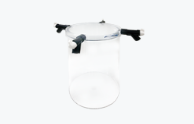 Gyrozen Acrylic Chamber Trunk and Top with 4 Rubber Valves, ø30 cm, Height 40 cm