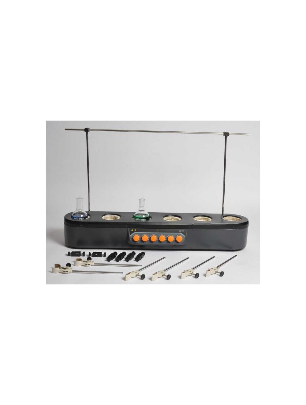 UNITED SCIENTIFIC 6-Place Heating Mantle, Combo, 250mL