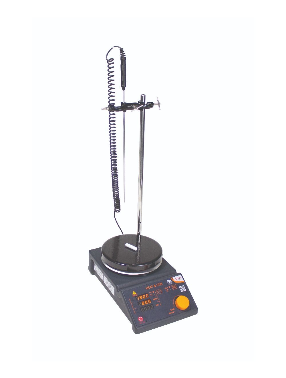 UNITED SCIENTIFIC Digital Hot Plate with Magnetic Stirrer, CSA, 0-350°C, 1500 Rpm