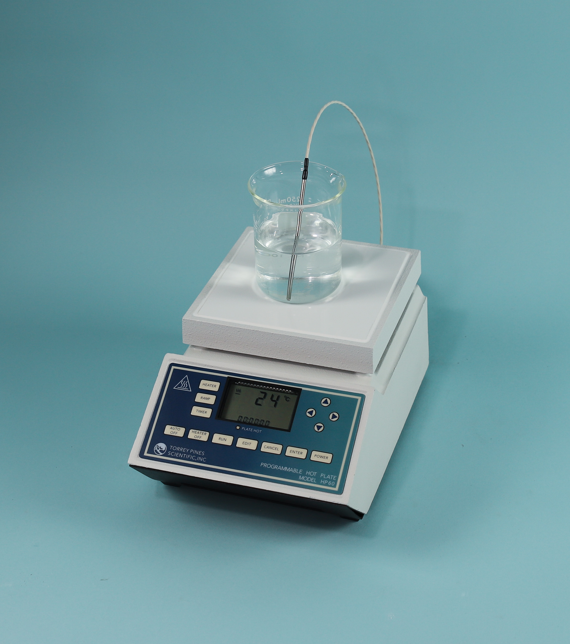 TORREYPINES Digital Programmable Hot Plate, 230VAC, 12" Aluminum Top