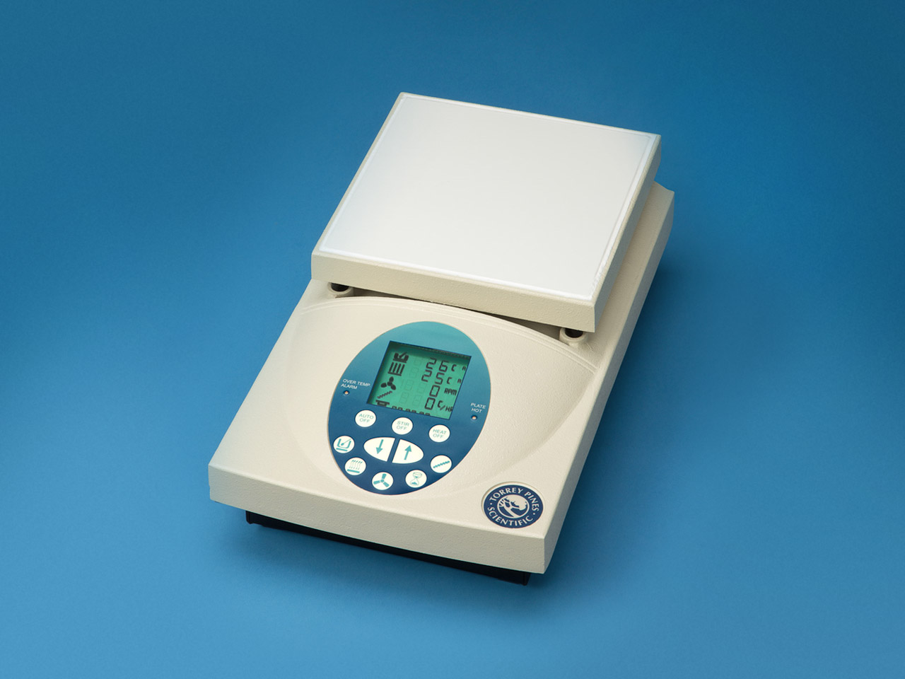 TORREYPINES Premium Digital Stirring Hot Plate (Non-Programmable), 230VAC, 8" Aluminum Top