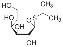 Isopropyl-β-D-thiogalactopyranoside (IPTG), dioxane free, CAS No. : [367-93-1], 98%