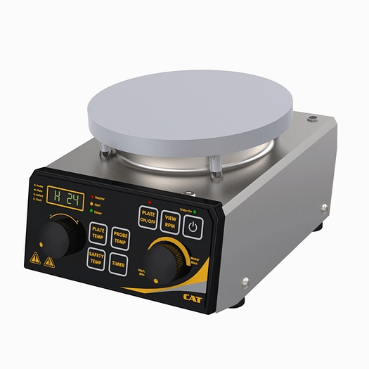 CAT All-round Magnetic Hotplate Stirrer M 22, 115V/60Hz, 1600 rpm, 10 L, 380 °C