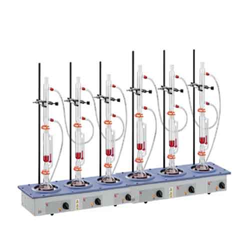 Electrothermal Multi-Extraction Heating Mantle, 6 x 500 mL, 115 Volt, 60Hz, 1200 W