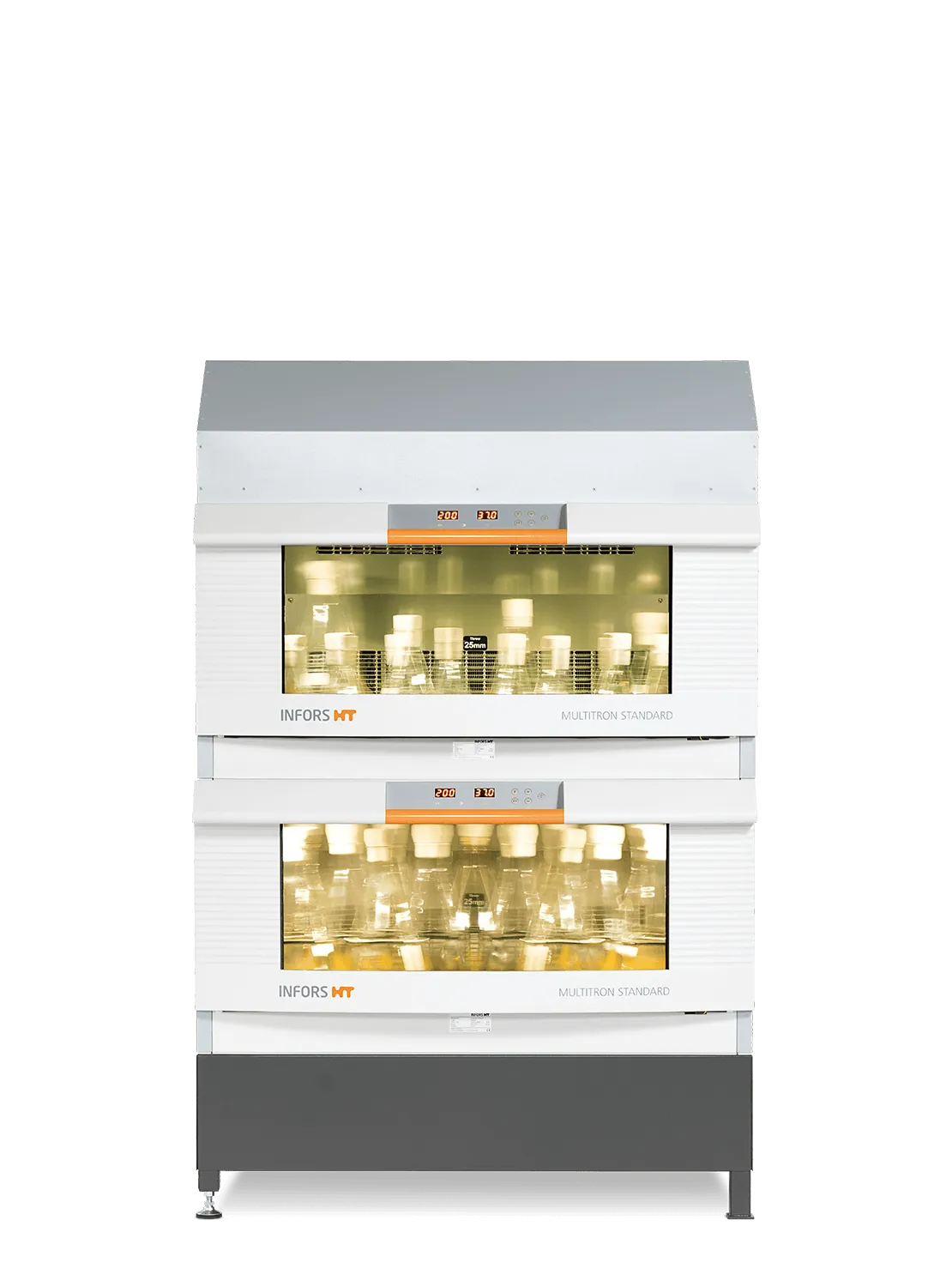 INFORS Multitron Standard Pkg, Double Unit 25 mm, No Cooling, 6" base Two universal trays included