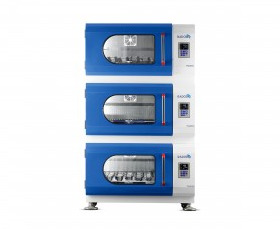 Radobio Triple Stacked Incubator Shaker with UV Sterilization and Push-Button Operation Panel, 160L