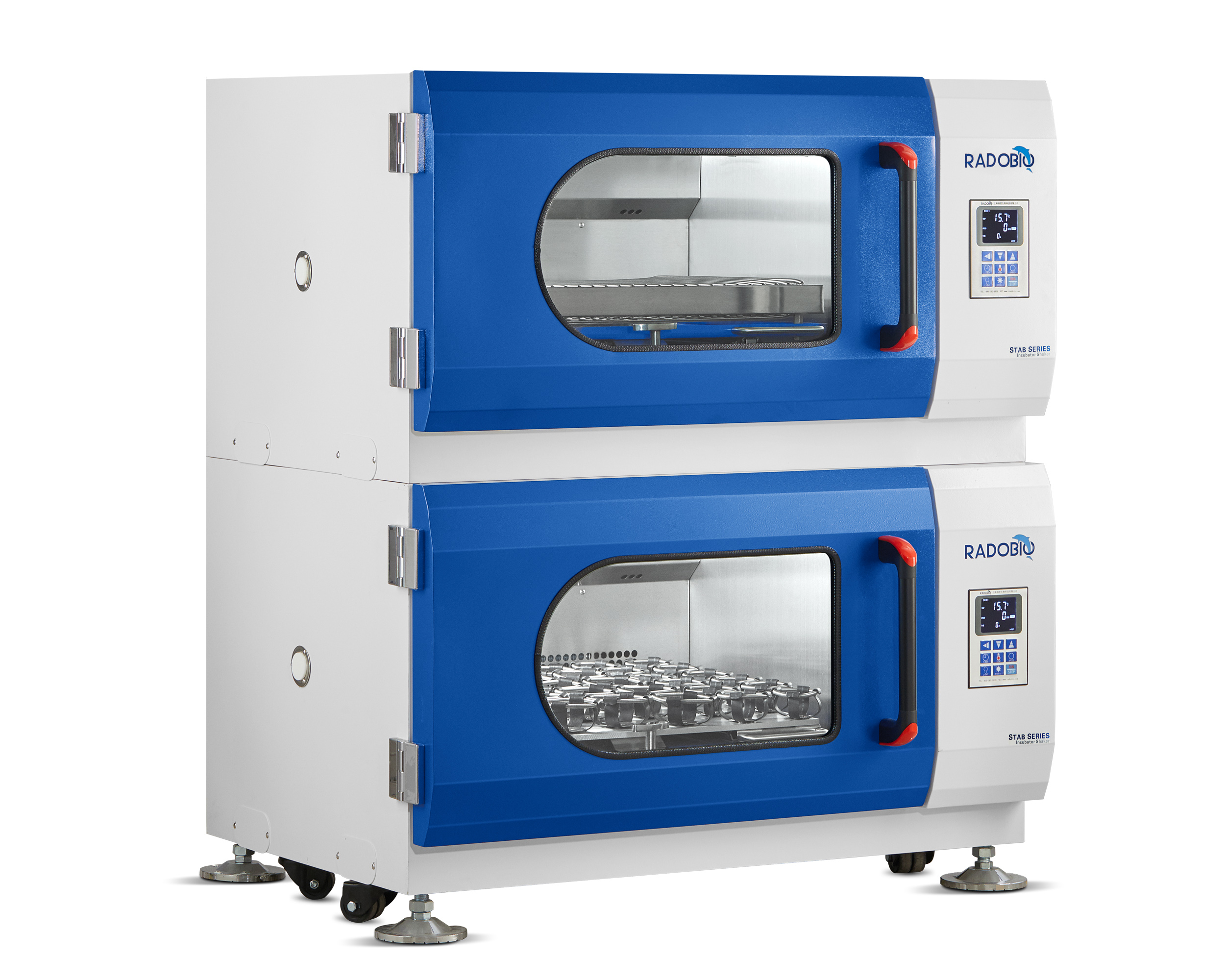 Radobio High Speed Dual Stacked Incubator Shaker, 160L