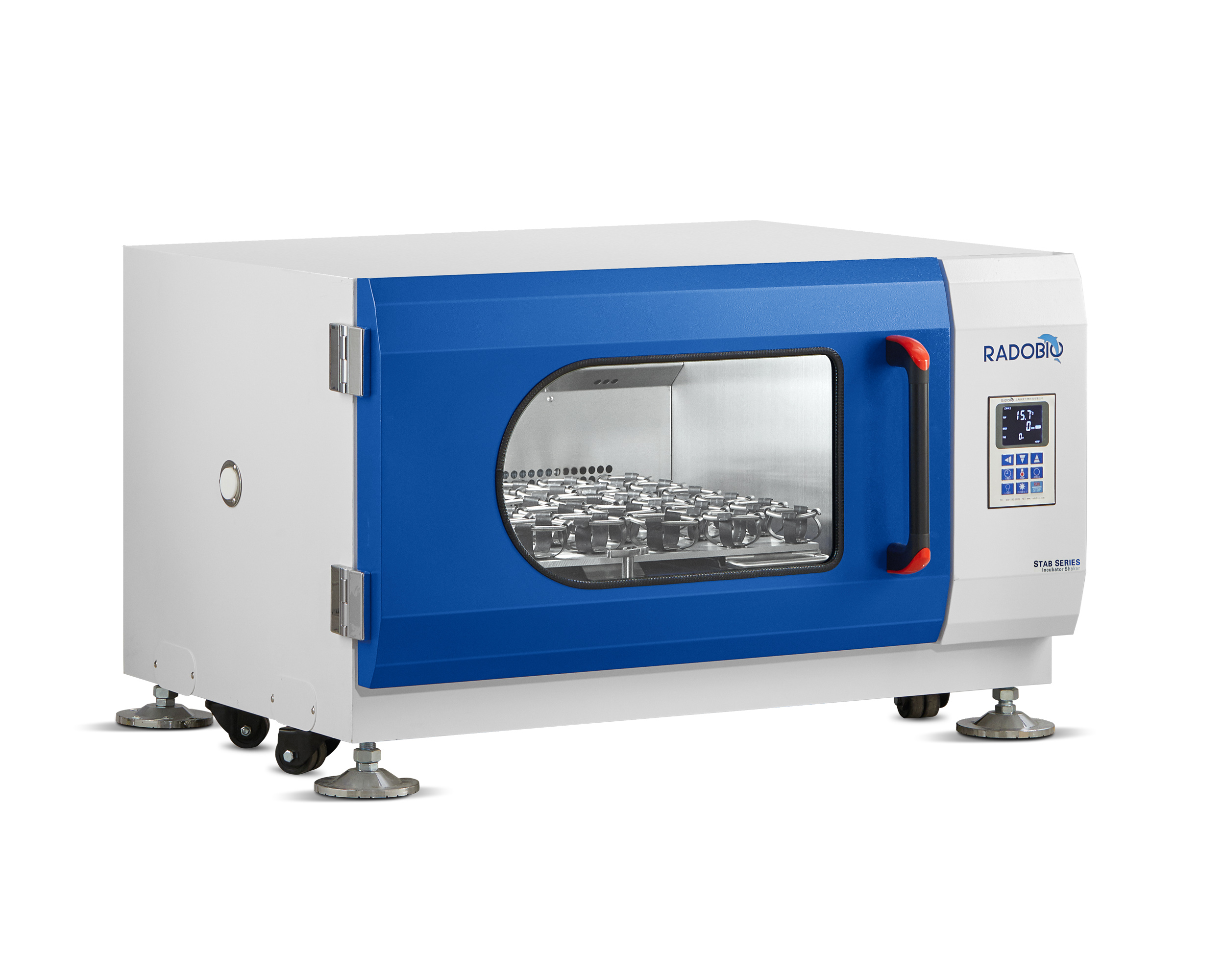 Radobio Stackable Incubator Shaker with High Speed and Humidity Control, 160L