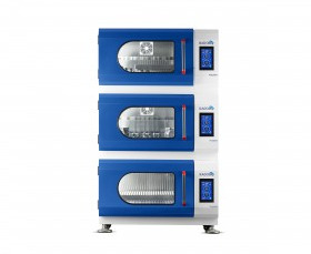 Radobio Triple Stacked Incubator Shaker with UV Sterilization and 7.0 inch LED Touch Operation Screen, 160L