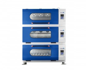 Radobio Triple Stacked Incubator Shaker with UV Sterilization, Button LCD Control Panel, 315L
