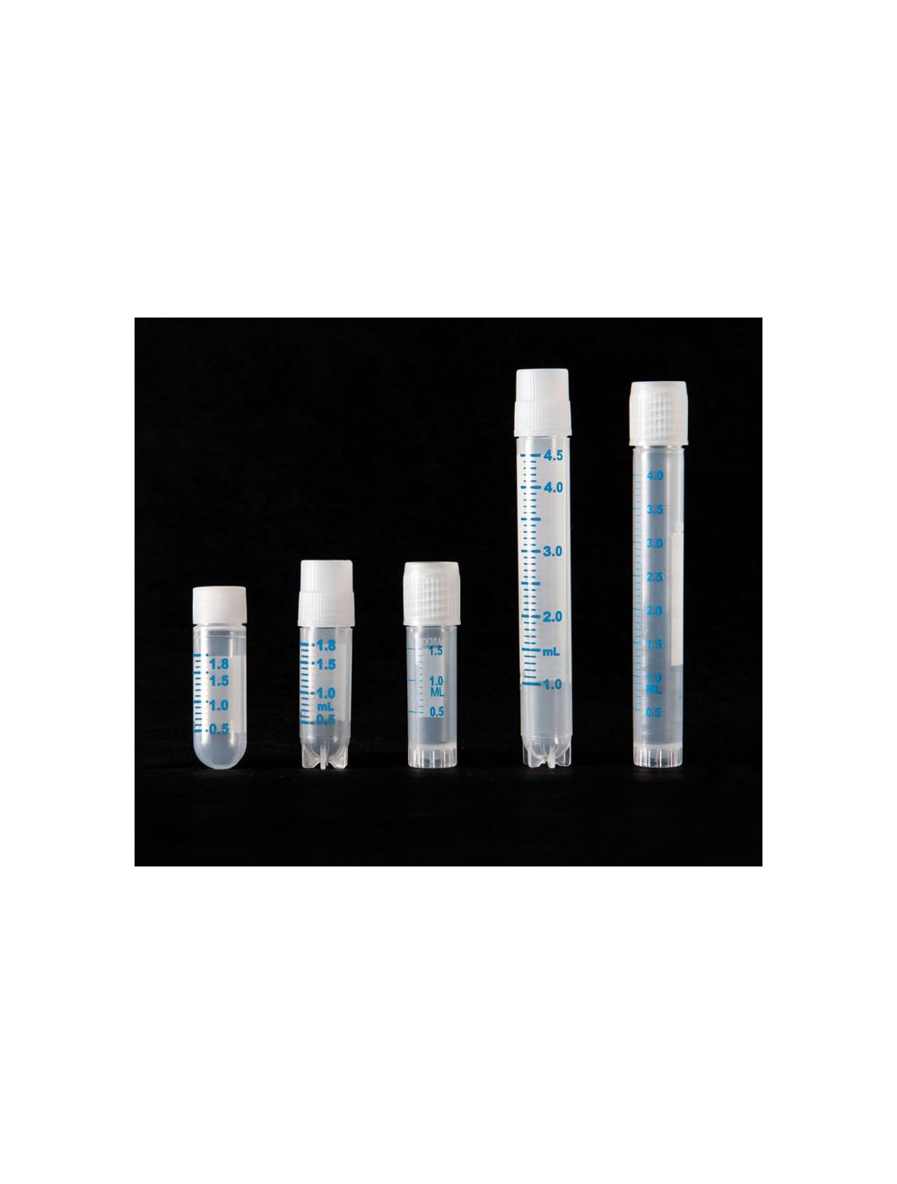 UNITED SCIENTIFIC Cryo Vial, External Thread, 4.5ml Skirted Base. Sterile, Pkg/500