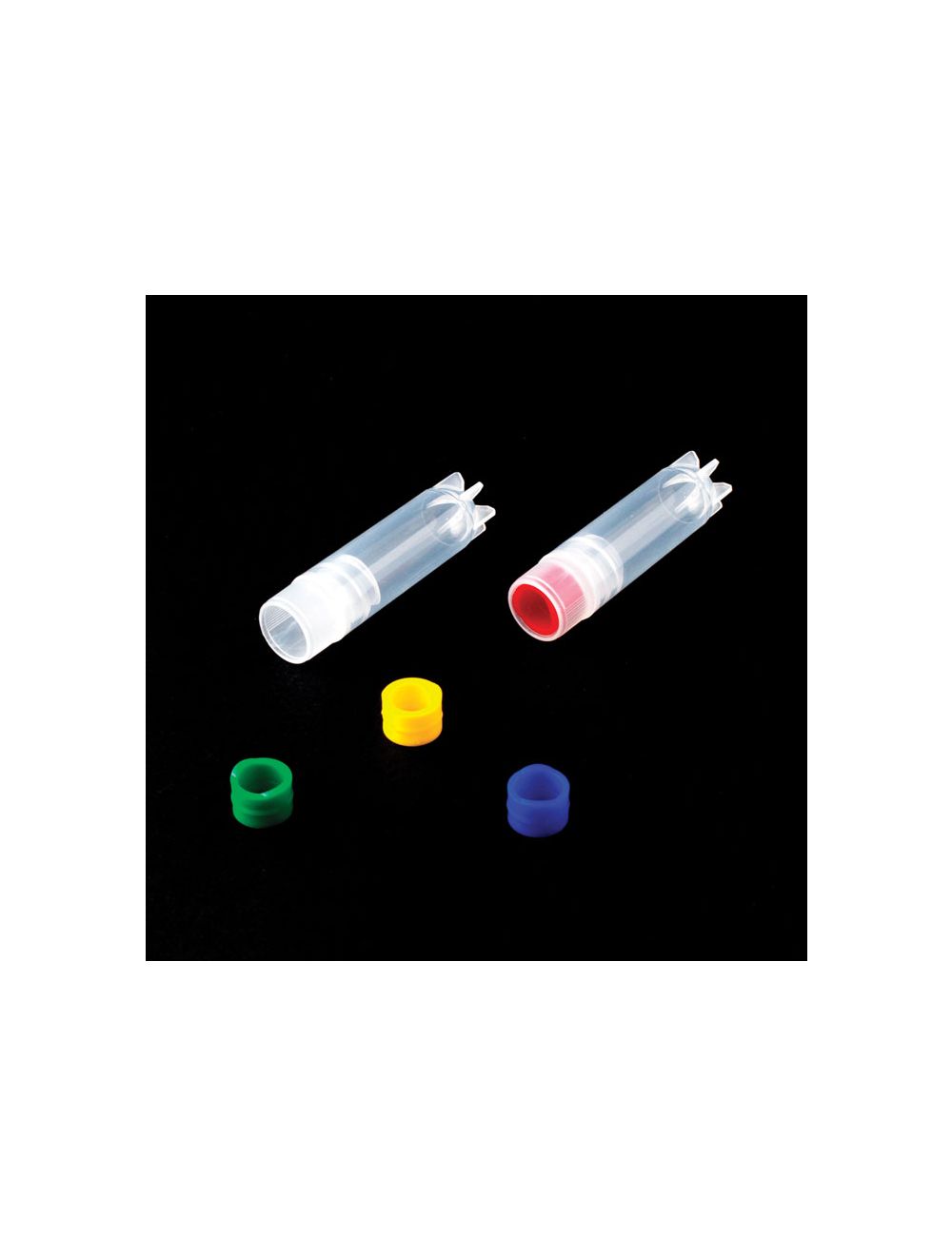 UNITED SCIENTIFIC Cryo Coders for Skirted Base Vials, Blue. Pkg/100