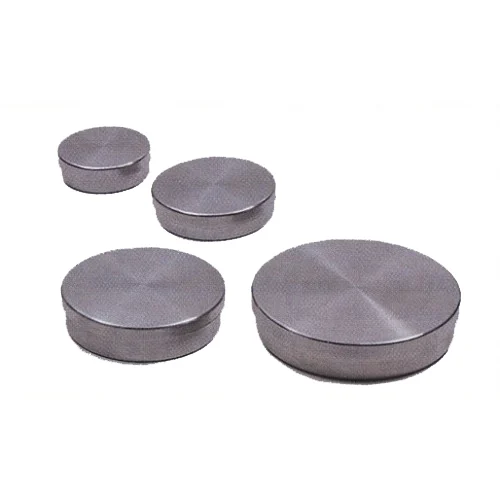Stainless steel Petri dish with lid, volume 50 ml, diameter 60 mm, height 20 mm.