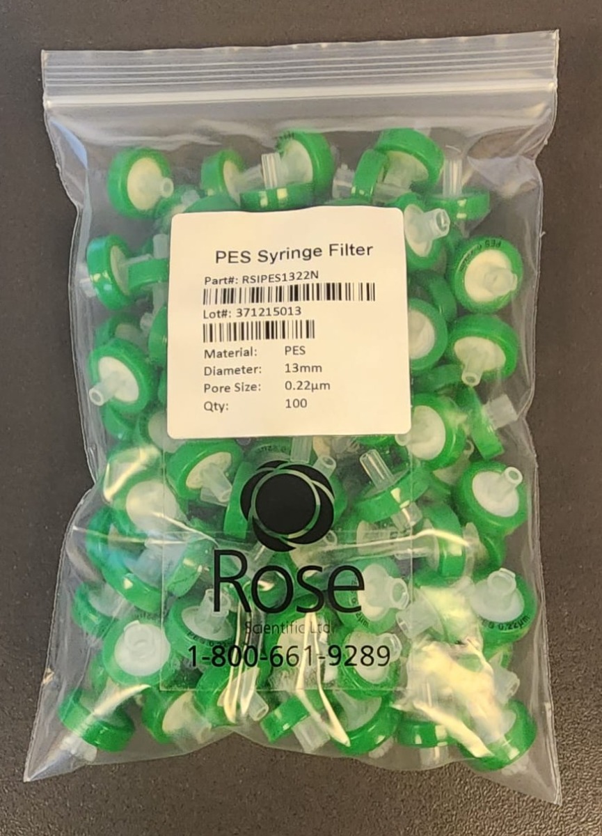 Syringe Filter PES, 13mm x 0.22µm