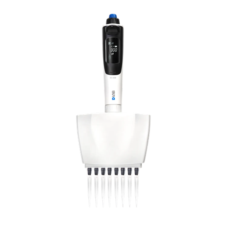 dPette+ Multi-functional 8-channel Electronic Pipette, 10-100ul