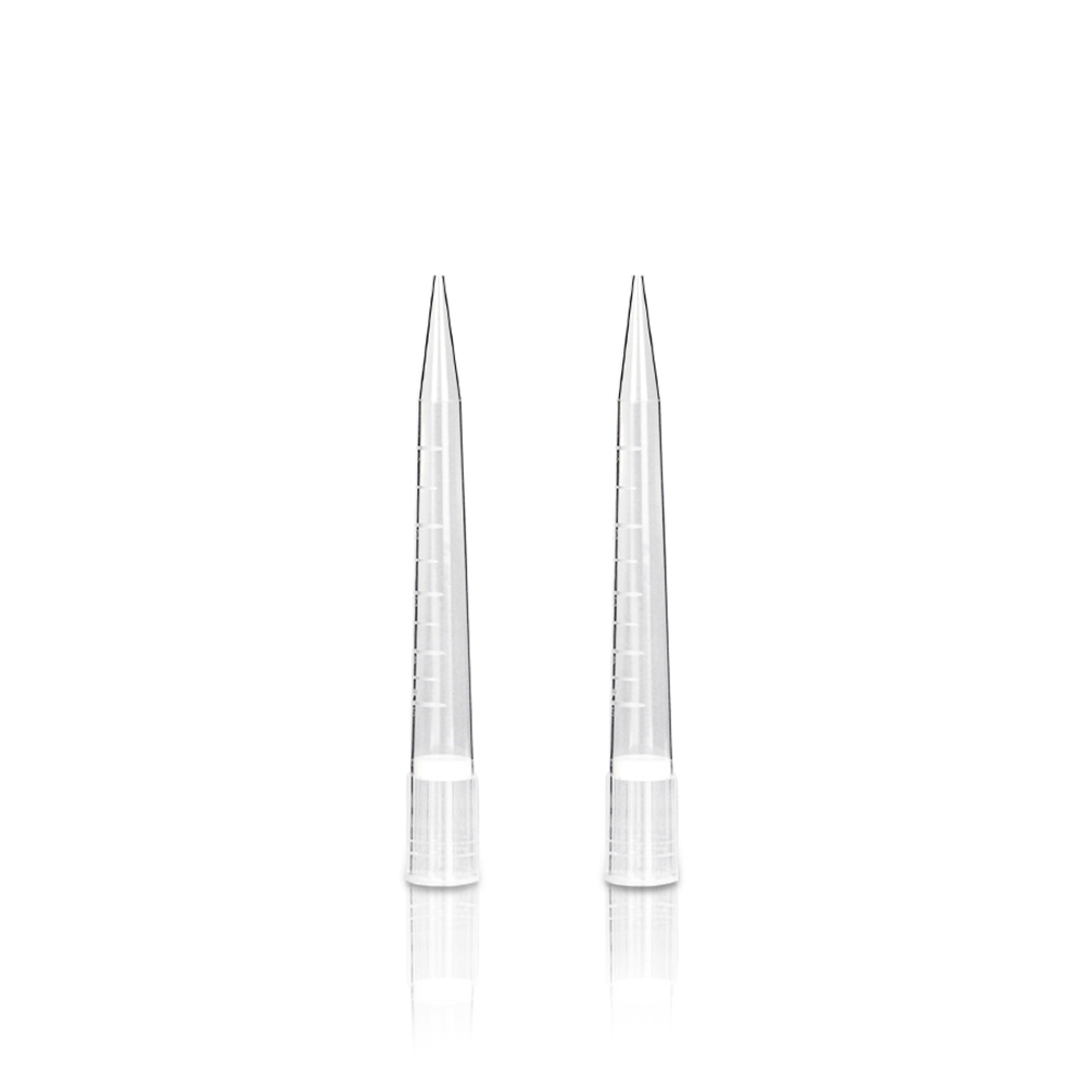 1250uL Pipette Tip. Non-filter. Low Retention. Clear. Racked. Sterile, 96 pieces/rack. 10 racks/pack. Box/960